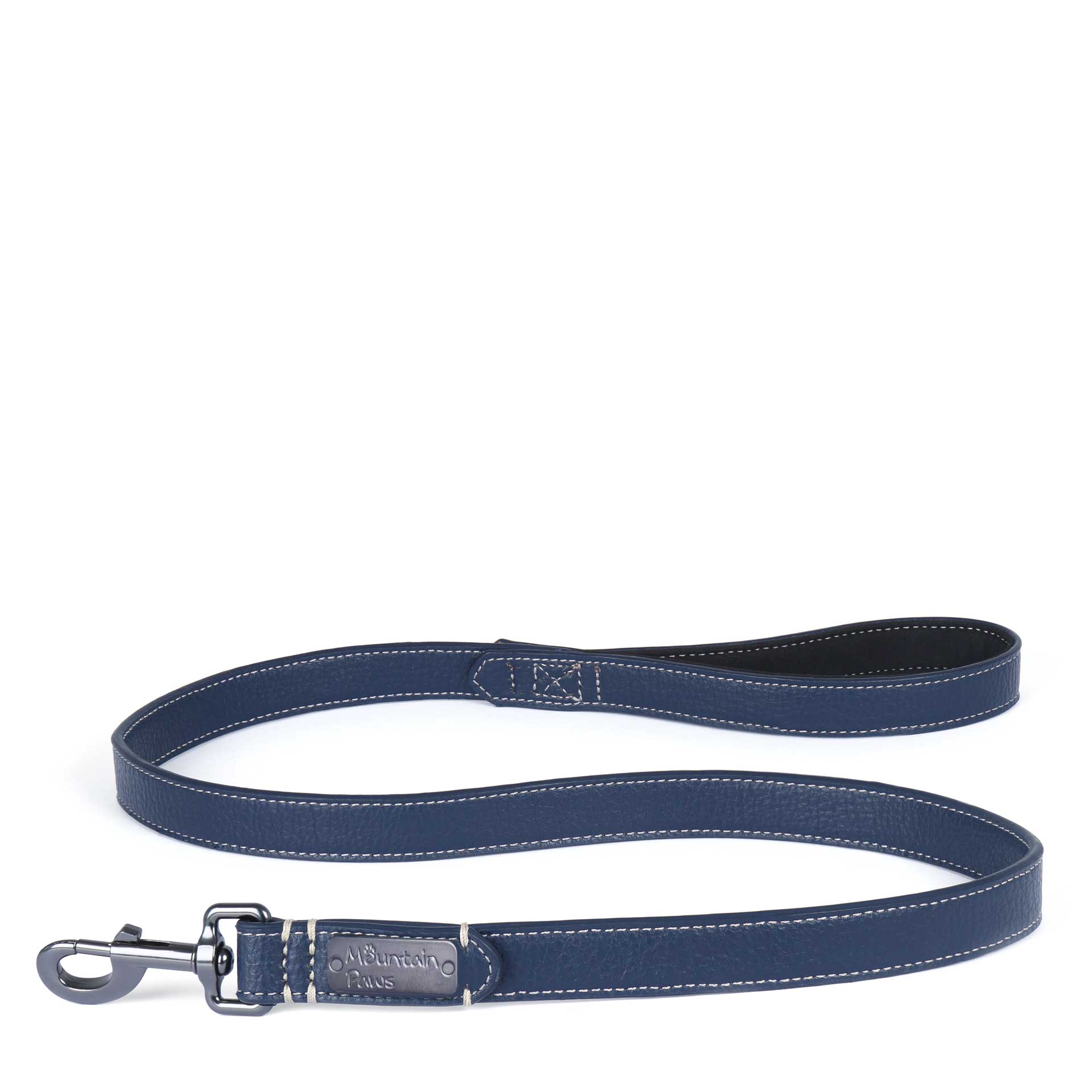 Faux Leather Dog Lead - variant[Blue]