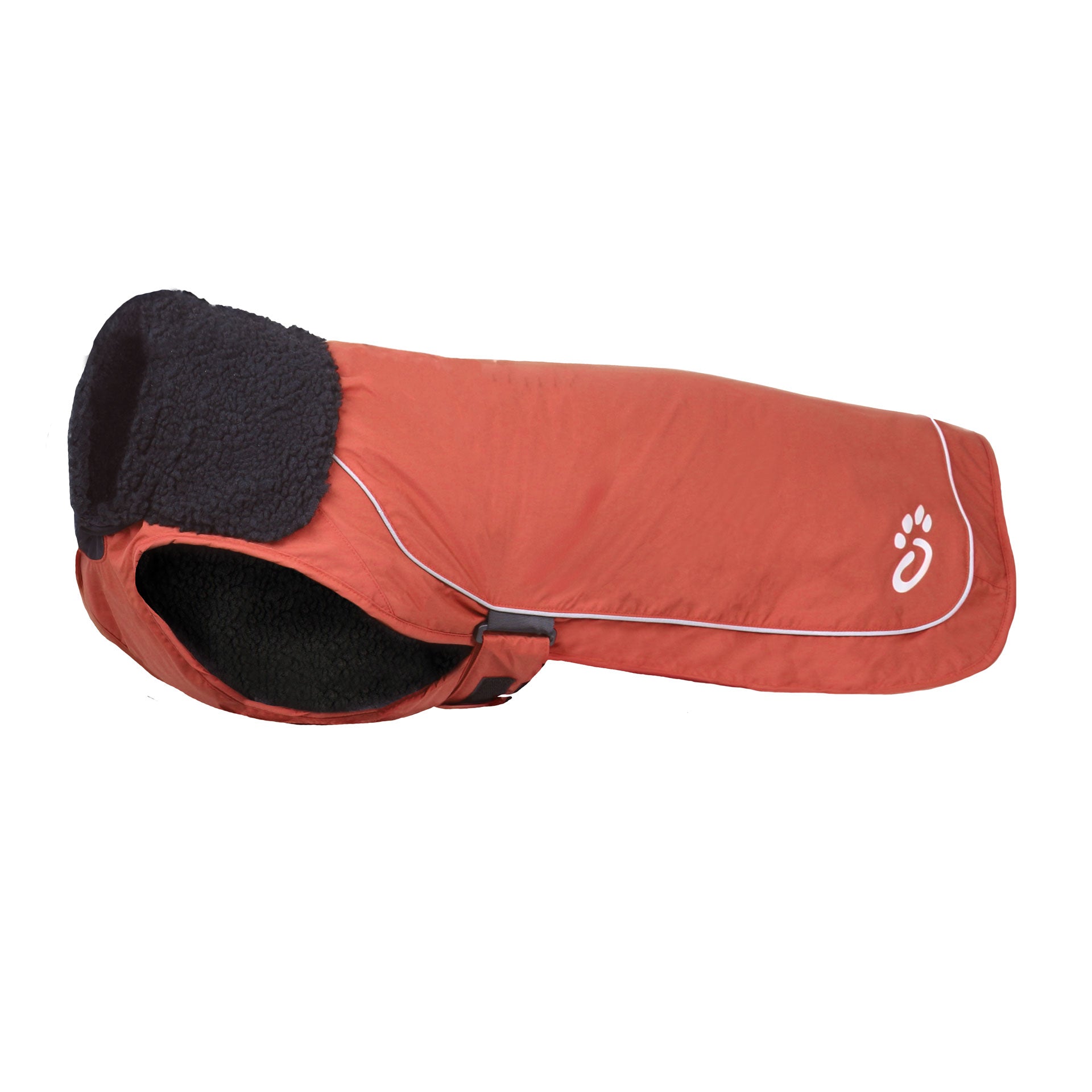 Fleece Lined Dog Coat - variant[Orange]