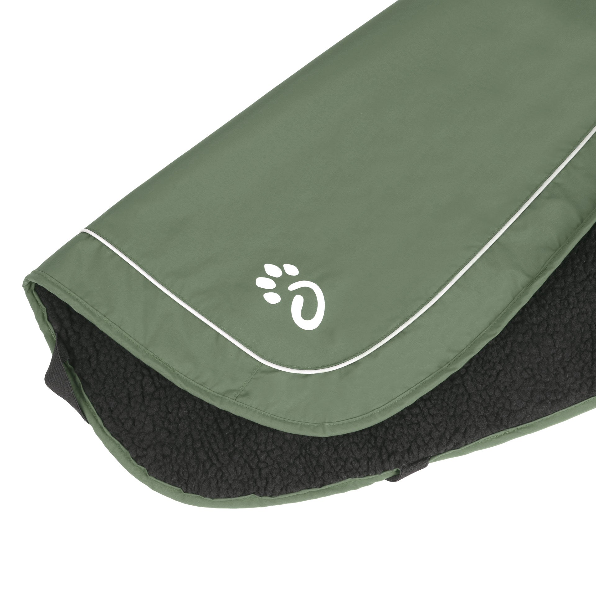Fleece Lined Dog Coat - variant[Green]