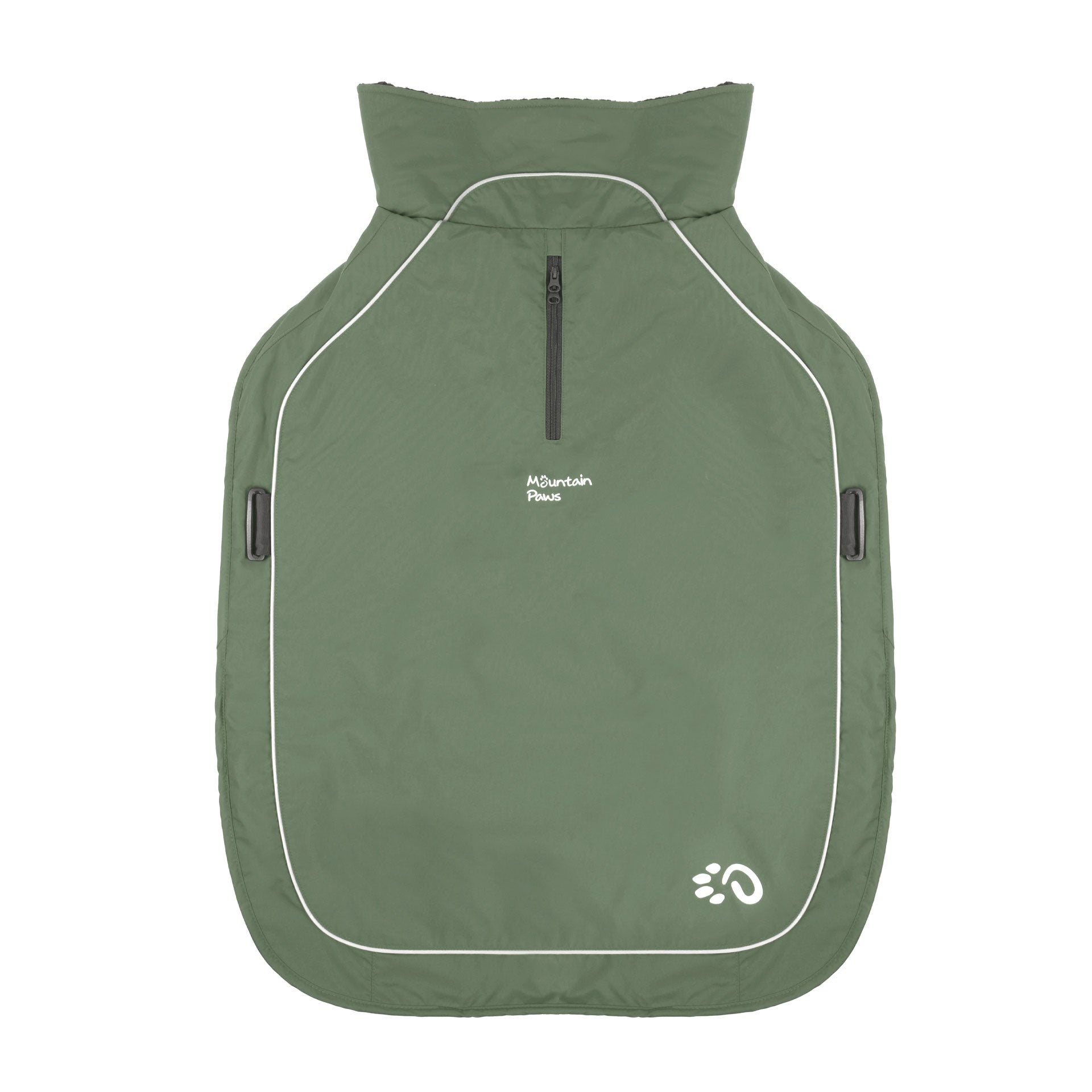 Fleece Lined Dog Coat - variant[Green]