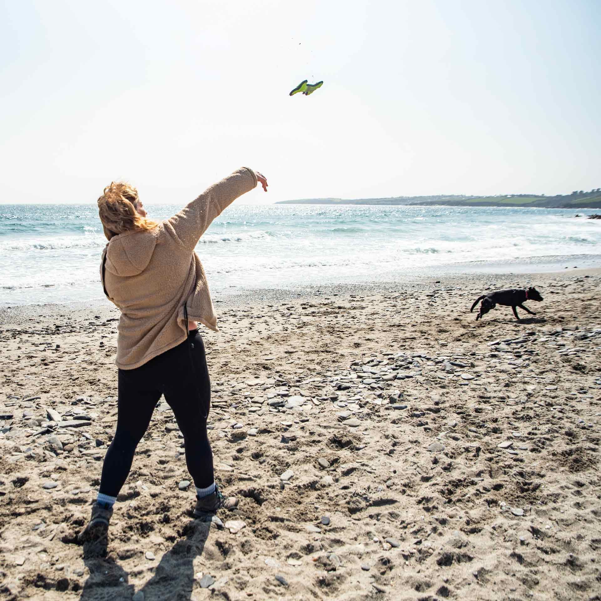 Rubber Bone Dog Toy - variant[Green]
